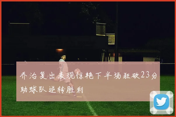 乔治复出表现惊艳下半场狂砍23分助球队逆转胜利